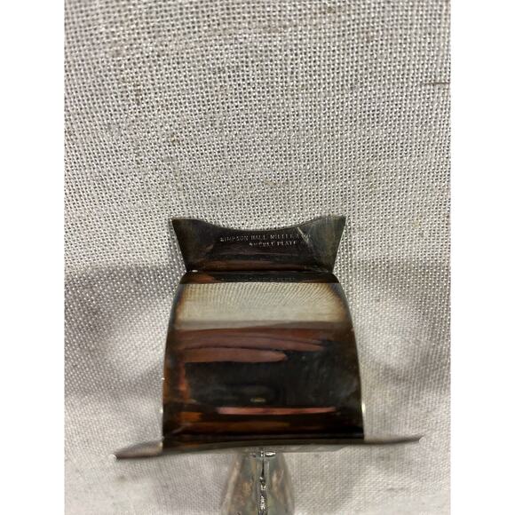 Rare Treble plate toothpick Holder By Simpson Hall Miller & Co 1880 To 1920 - Picture 4 of 6